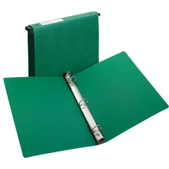 Avery Hanging Storage 3 Ring Binder, 1" Round Rings, 1 Green Binder (14802) image {6}
