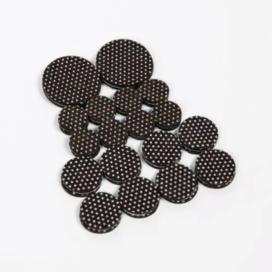 Magic Sliders 36pk Adhesive Gripper Value Pack Black image {2}