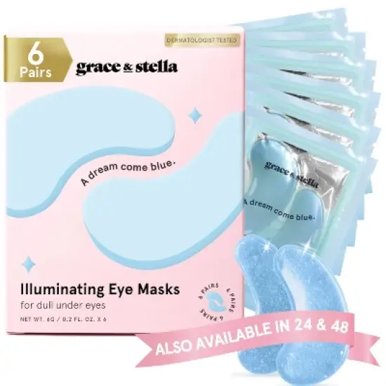 Grace & Stella Illuminating Under Eye Mask - Blue image {6}