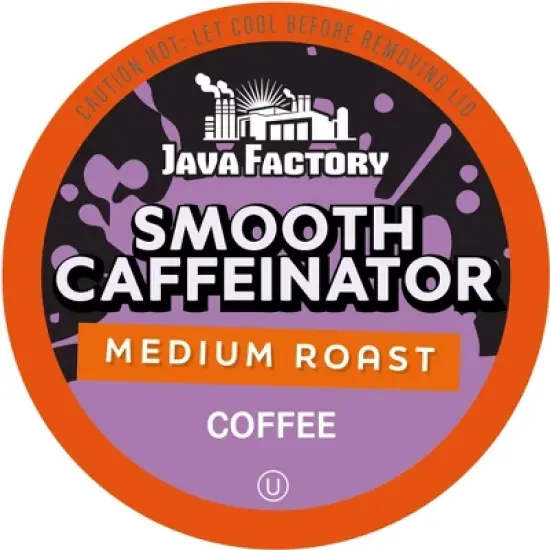 Java Factory Single Cup Coffee Keurig, Smooth Caffeinator Medium Roast, 80 Count image {11}