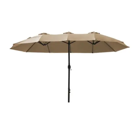 YARDSIGHT 12.5x6.7FT Large Rectangular  Outdoor Market Umbrella  without Base &ndash;Sturdy Frame & UV-Resistant Canopy for Garden, Deck, Pool, and Backyard image {8}