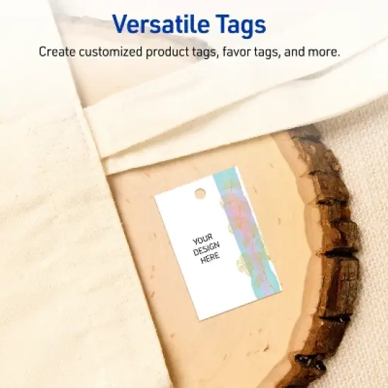 Avery Rectangle Tags, Pre-Printed Floral Design, 2" x 3" image {5}