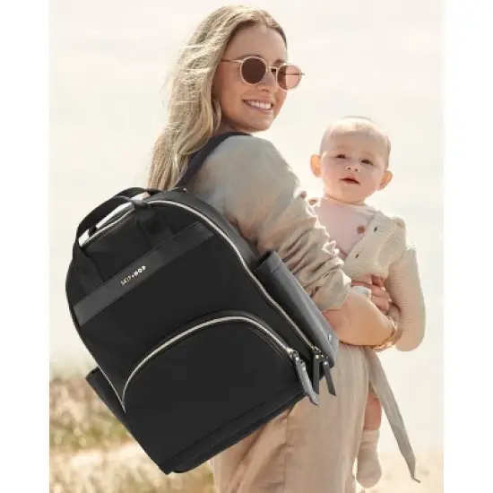 Skip Hop Envi-Luxe Eco Diaper Bag Backpack - Black image {6}