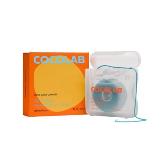 Cocolab Cocofloss Refillable Woven Expanding Dental Floss - Cara Cara Orange - 33yd image {12}