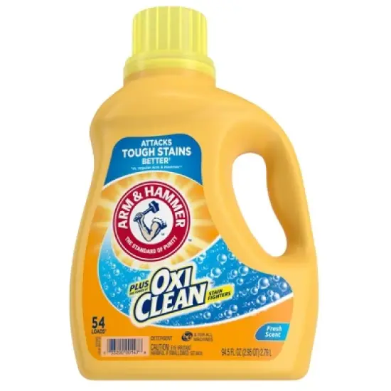 Arm & Hammer Plus OxiClean Fresh Scent Liquid Laundry Detergent image {5}
