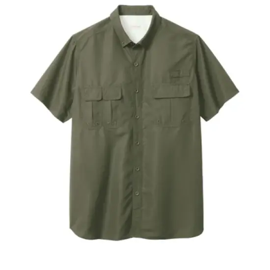 Boulder Creek by KingSize Men's Big & Tall Off-Shore Short-Sleeve Sport Shirt by image {4}