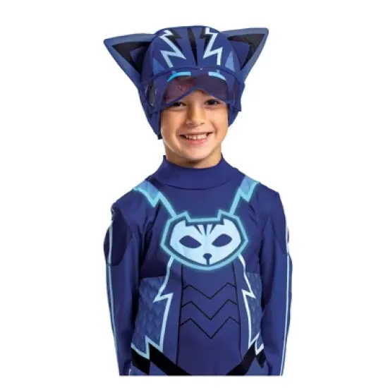Toddler PJ Masks Catboy Classic Halloween Costume Jumpsuit with Headpiece 4-6 image {2}