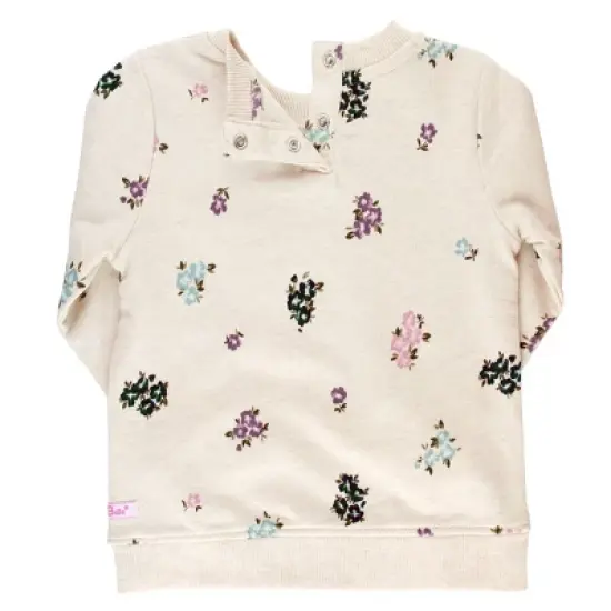 RuffleButts Playful Primrose Crew Neck Sweatshirt image {1}