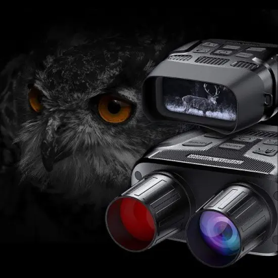 GTHUNDER 32GB FHD 1080P Digital Night Vision Binocular - Total Darkness Surveillance image {1}