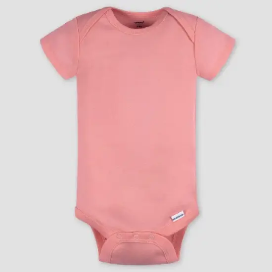 Gerber Baby 5pk Short Sleeve Onesies image {4}