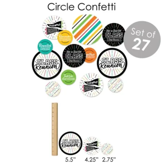 Big Dot of Happiness Still Got Class - High School Reunion Party Supplies - Banner Decoration Kit - Fundle Bundle image {5}