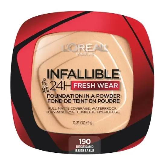 L'Oreal Paris Infallible Up to 24H Fresh Wear Foundation in a Powder - 0.31oz image {17}