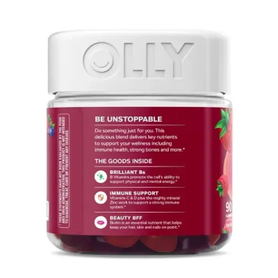 OLLY Women's Multivitamin Gummies - Berry image {4}