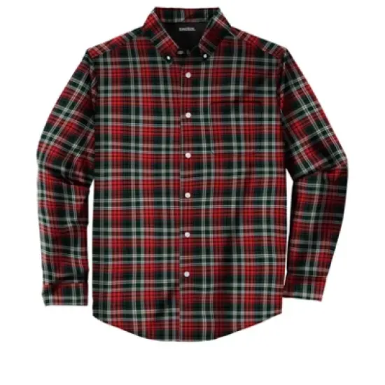 KingSize Men's Big & Tall Wrinkle Free Plaid Shirt image {4}