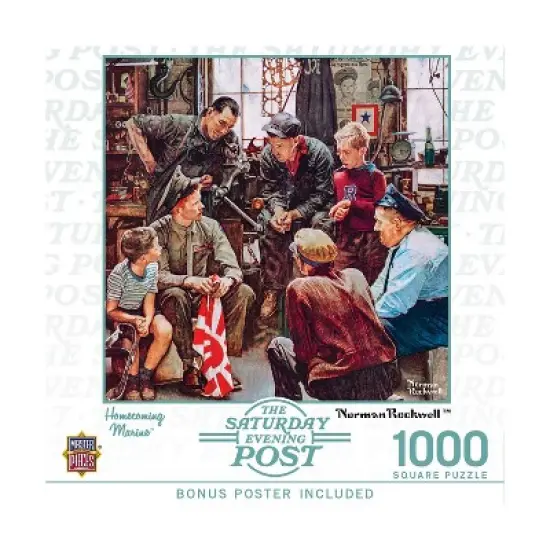 MasterPieces The Saturday Evening Post: Homecoming Marine Jigsaw Puzzle - 1000pc image {2}