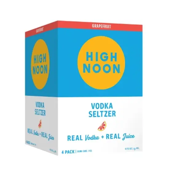 High Noon Grapefruit Vodka Hard Seltzer - 4pk/355ml Cans image {7}