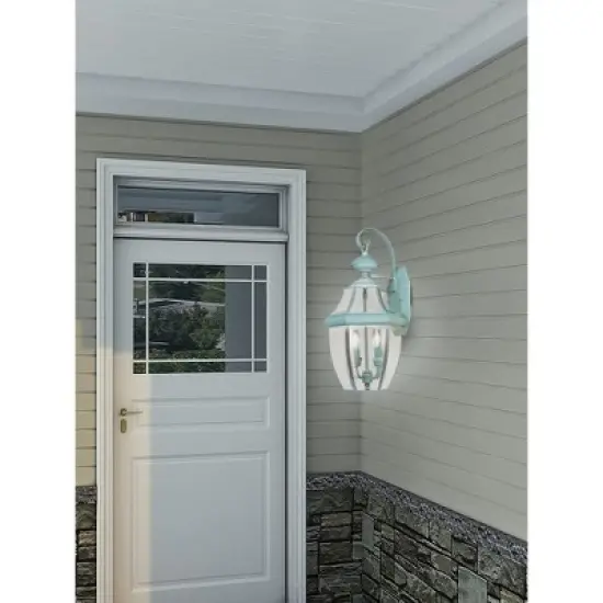 Livex Lighting Monterey 2 - Light Wall Light in  Verdigris image {1}