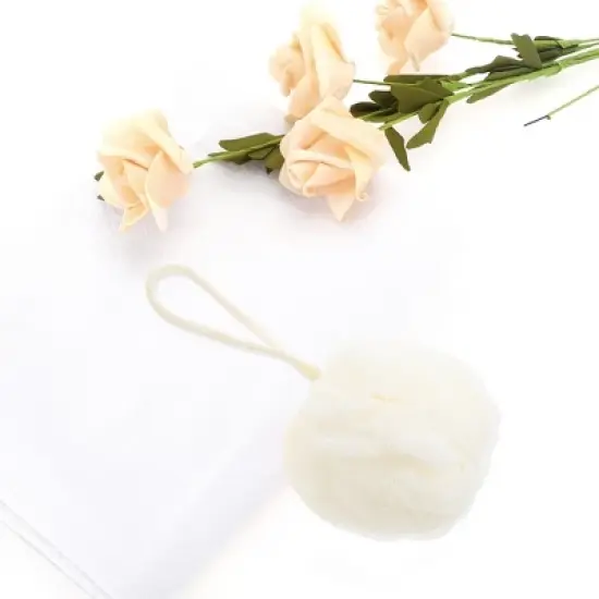 Unique Bargains Lanterns Bath Shower Loofah Sponge 1 Pc image {4}