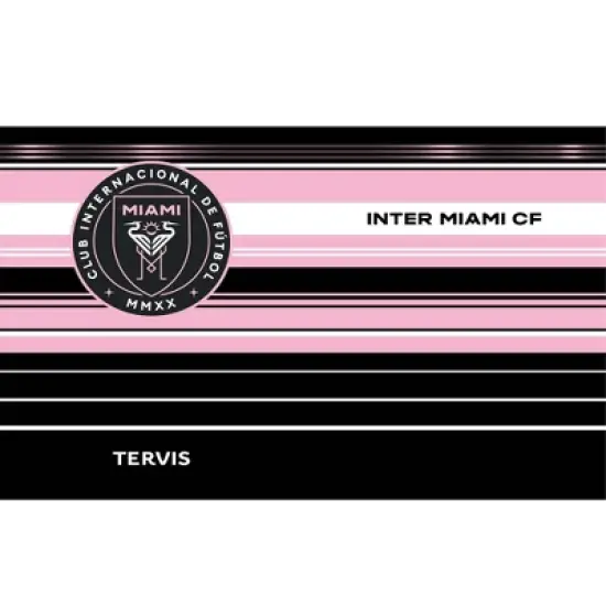 MLS Inter Miami CF 20oz Hype Stripe Stainless Steel Tumbler image {1}