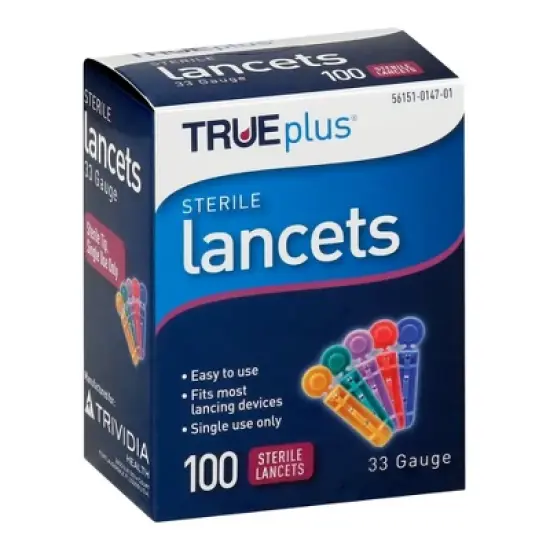 TRUEplus Incision Device Lancet for Lancing Device 33 Gauge Needle 1 Box(s), 100 /Box image {5}