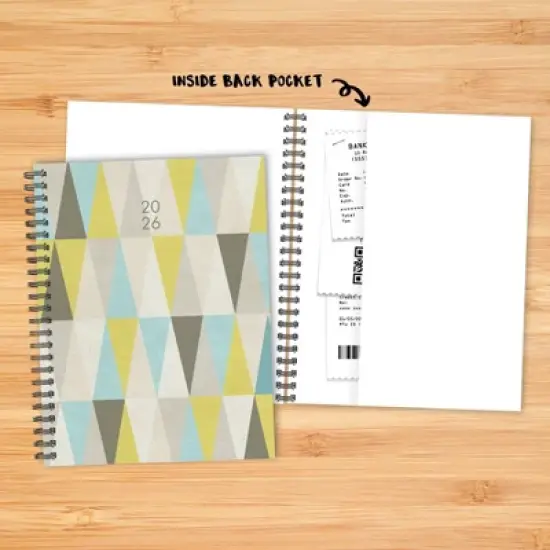 Willow Creek Press 6.5"x8.5" 2026 Geometric Gray Weekly/Monthly Softcover Planner image {4}