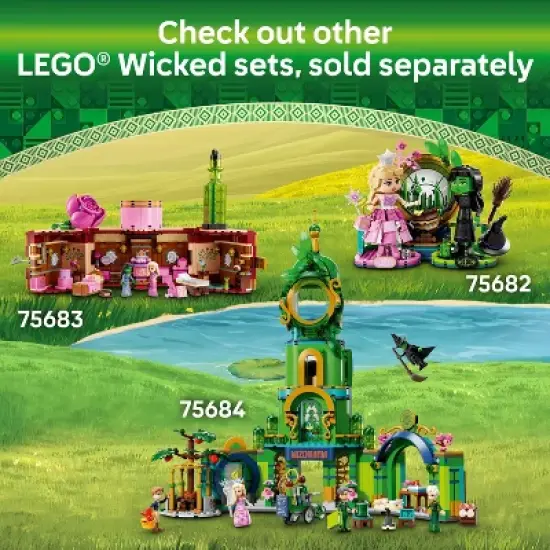 LEGO Wicked Glinda, Elphaba & Nessarose at Shiz University, Dollhouse Toy 75681 image {7}