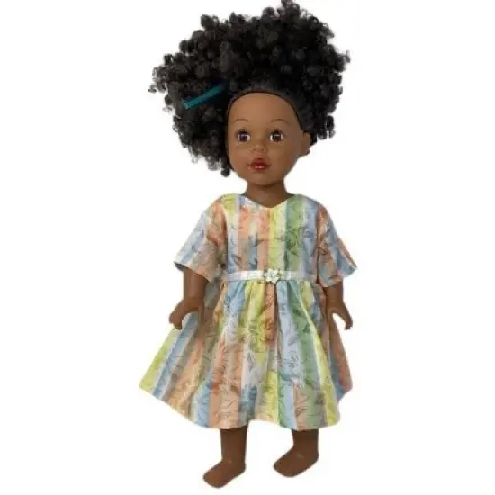 Doll Clothes Superstore Size 10 Matching Girl And Doll Pastel Colors and Glitter Dresses image {2}