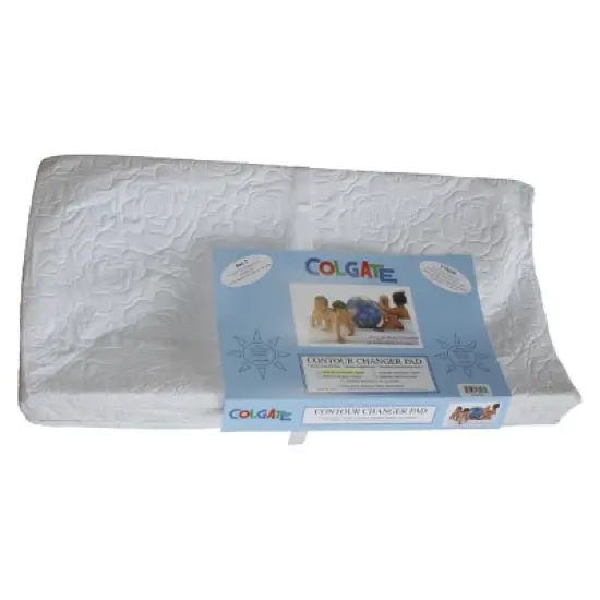 Colgate Mattress 3-Sided Contour Changing Pad - White image {2}