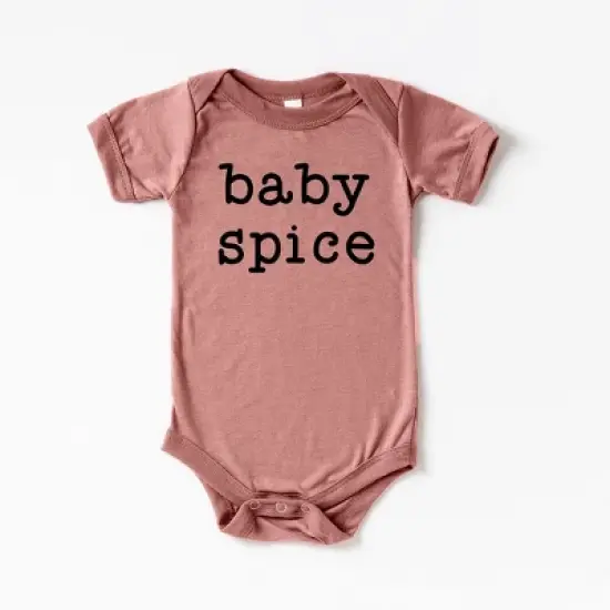 The Juniper Shop Baby Spice Typewriter Baby Bodysuit image {5}