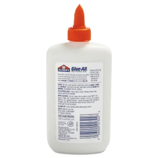 Elmer's Glue-All White Glue Repositionable 7.625 oz E1324 image {1}