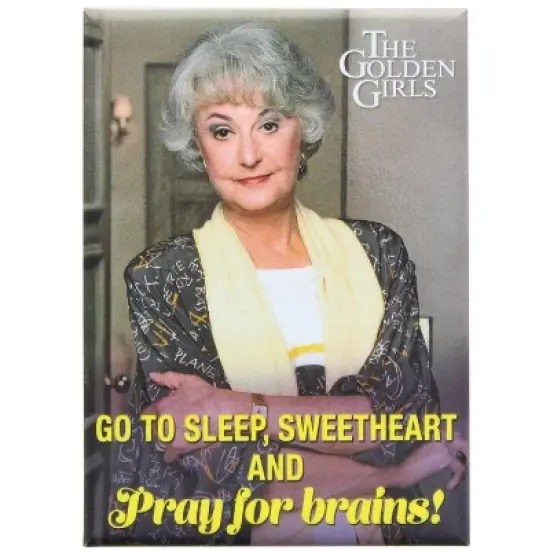 Ata Boy The Golden Girls Dorothy Pray For Brains 2.5 x 3.5 Inch Magnet image {3}