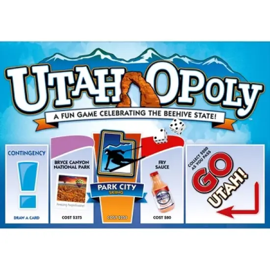 Late For The Sky: Utah-Opoly Monopoly Board Game image {6}