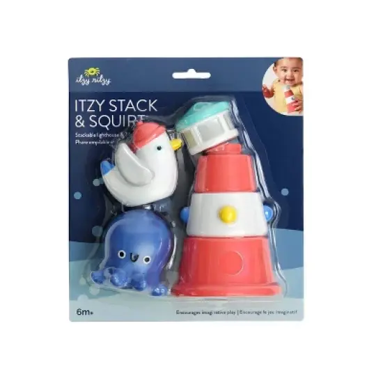 Itzy Ritzy Nautical Bath Stack Set - 5pc image {6}