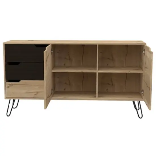 Aster 2 Door Sideboard Cabinet Light Wood - RST Brands image {2}