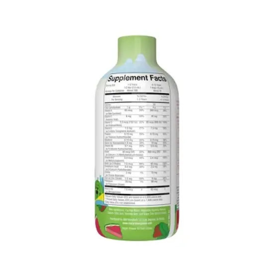 MaryRuth's Kids' Morning Vegan Multivitamin Liquid - 15.2oz image {2}