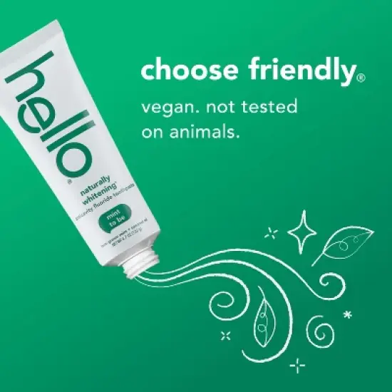 hello Naturally Whitening Fluoride, SLS-Free and Vegan Toothpaste - 4.7oz image {3}