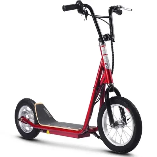 MotoTec Groove 36v 350w Big Wheel Lithium Electric Scooter Red image {10}