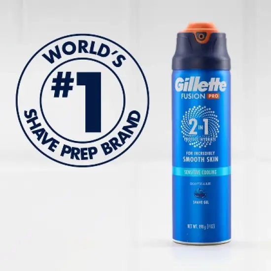 Gillette PRO Men's Sensitive Shaving Gel - 7oz image {6}