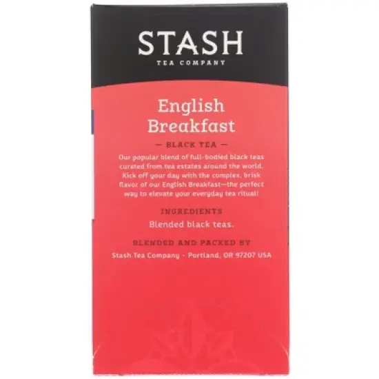 Stash Tea English Breakfast Black Tea - Case of 6/20 Bags image {3}