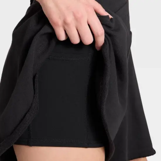 Women's High-Rise Crossover Waistband French Terry Shorts - JoyLab&trade; image {3}