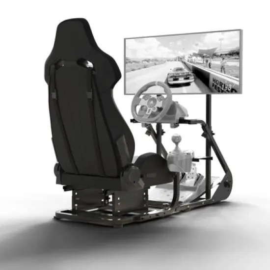 LOVSON Adjustable racing wheel cockpit, compatible with Fanatec, PXN, Thrustmaster, and Logitech image {9}