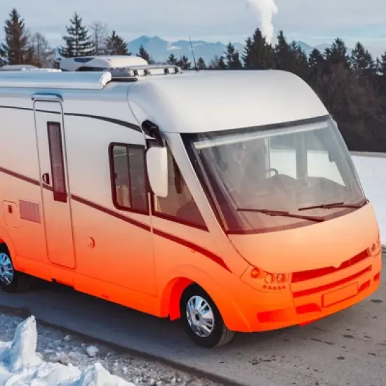 VEVOR Diesel Air Heater, 12V 5KW Diesel Heater with Remote Control and LCD, 10L Fuel Tank Diesel Parking Heater, Rapid Heating and Low Noise, Orange image {1}