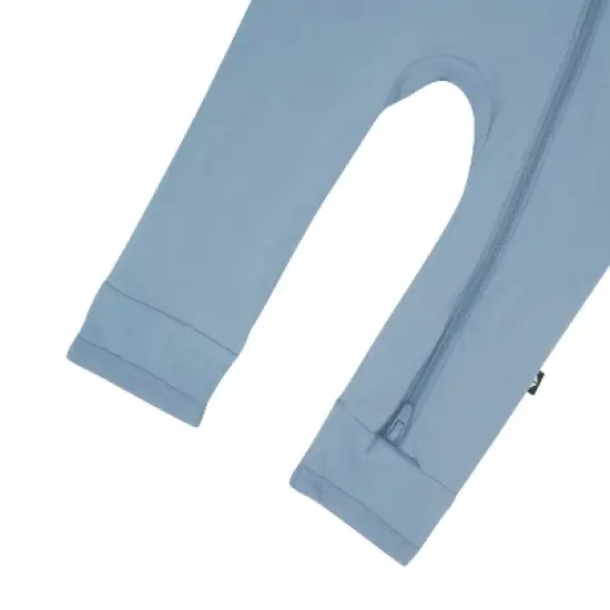 Kyte Baby Zippered Romper in Slate image {6}