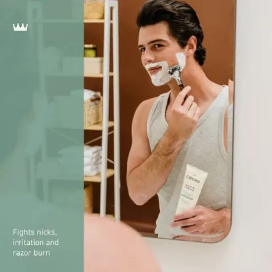 Cremo Silver Water and Birch Shave Cream - 6 fl oz image {3}