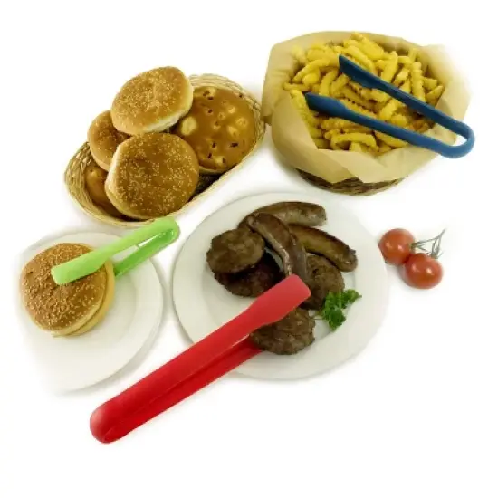 Norpro 3-piece Nesting Tongs Set, Includes 6", 8", and 10" Tongs image {6}