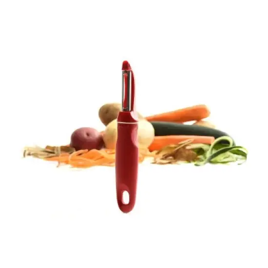 Norpro Grip-EZ Vegetable Peeler, 7.25-Inch, Red image {5}