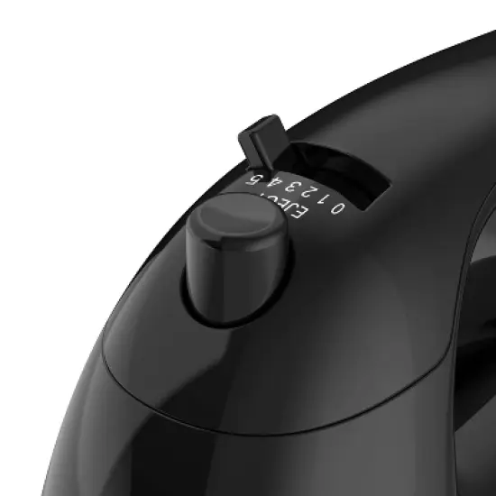 KitchenSmith 5 Speed Hand Mixer: Black, 150W, Dishwasher-Safe Parts, Metal Whisk, Handheld Cooking Mixer image {4}