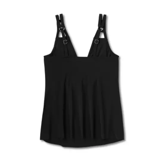 Women's UPF 50 Cut Out Strap Tankini Top - Aqua Green&reg; image {5}