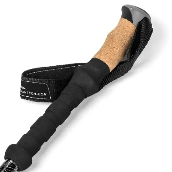 Cascade Mountain Tech 3K Carbon Fiber Quick Lock Trekking Poles - Cork Grip image {3}