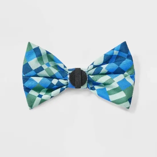 Geo Check Dog Bowtie - Boots & Barkley&trade; One Size Fits Most image {2}
